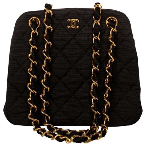 black chanel purse with gold chain|chanel quilted bag gold chain.